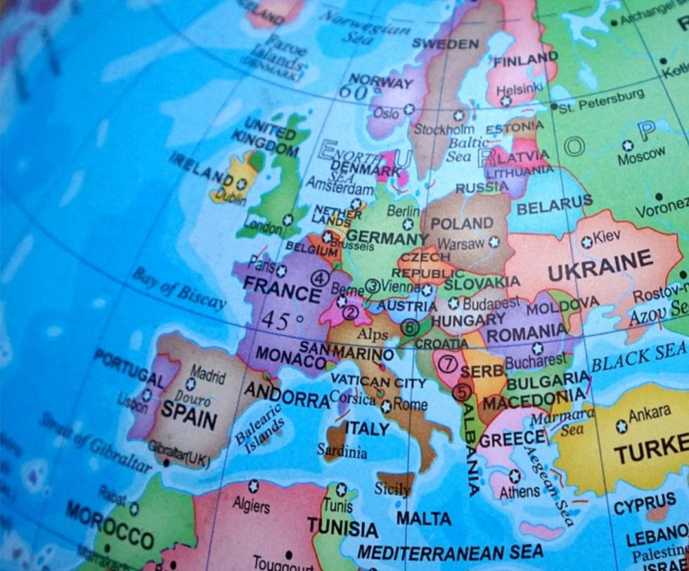Cartina dell’Europa: elenco degli stati dell’Unione e la loro posizione